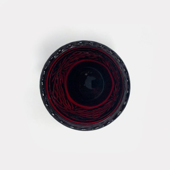 Vintage Ruby Red Glass Toothpick Holder - Picture 3 of 4